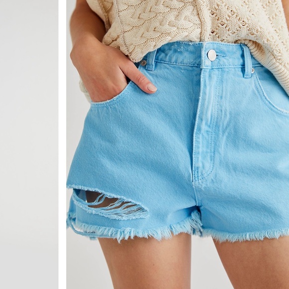 Free People / Rolla’s Dusters Cut Off Shorts, Bluebird, 29 - Picture 1 of 6